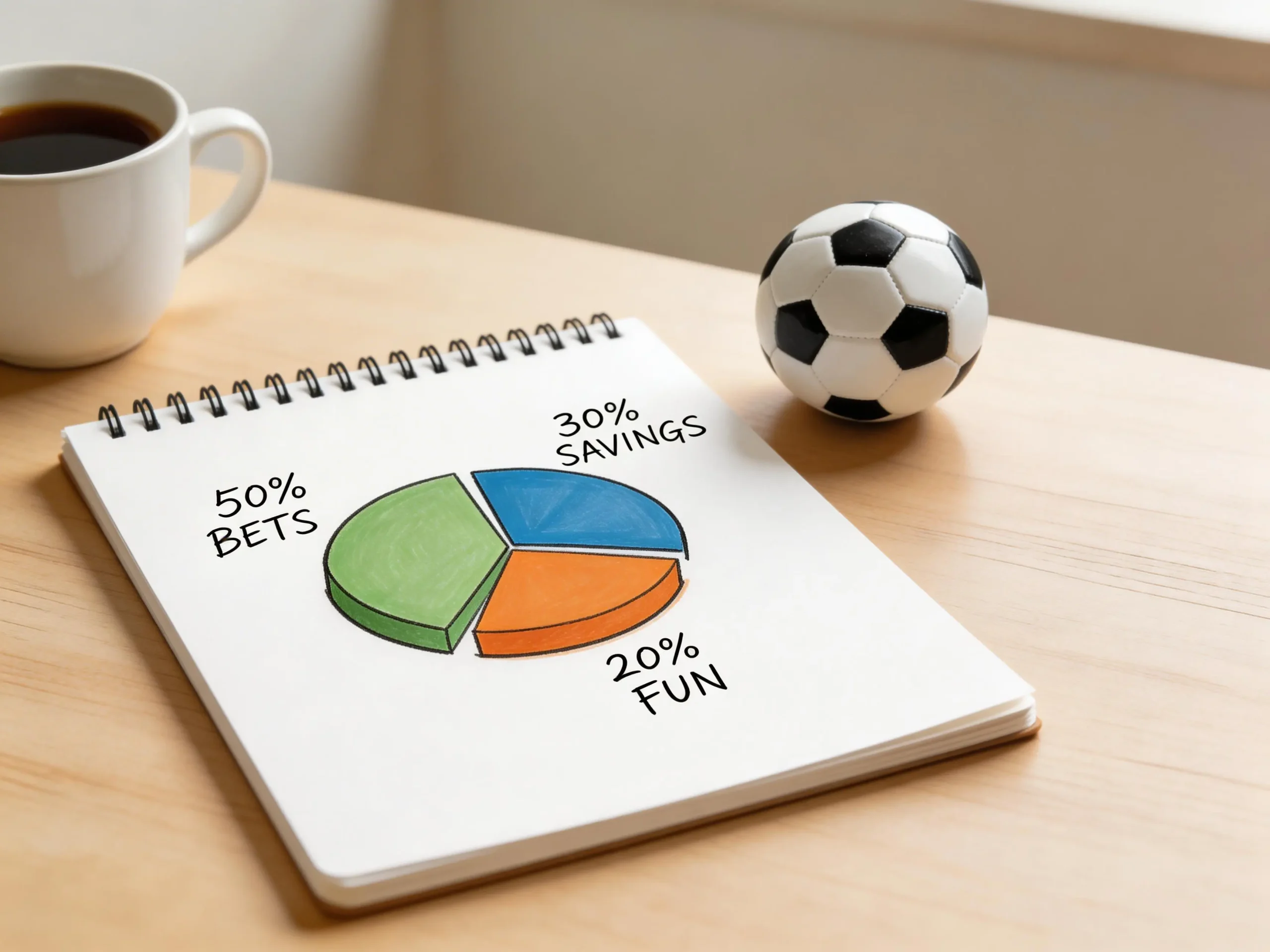 Bankroll Management Konzept mat Budget-Opdeelung fir WM 2026 Wetten