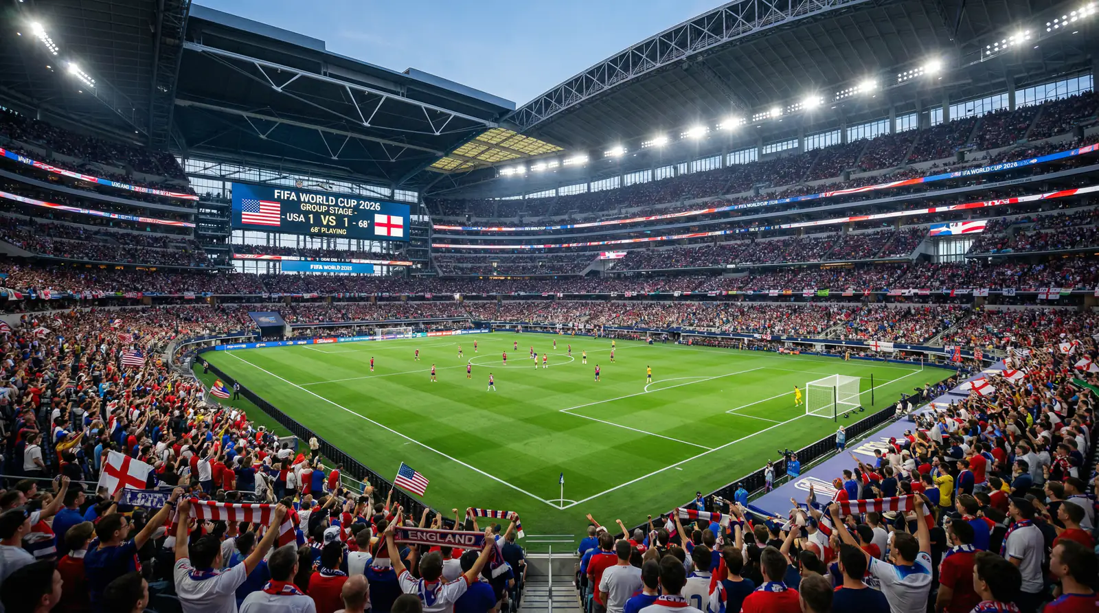 Gruppephase-Spill an engem volle Stadion mat Fanguiwen an Ekippedrékoten