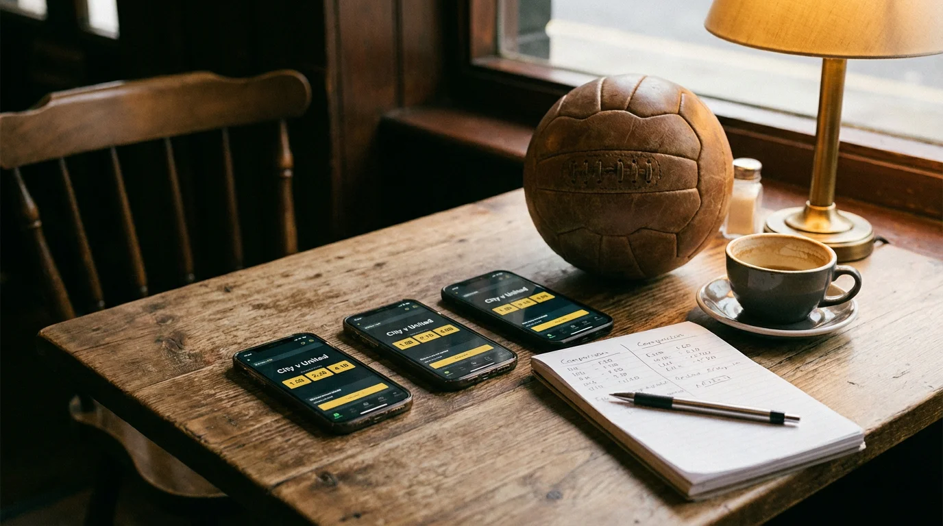 Quotevergläich tëscht verschiddene Bukkmacher fir WM 2026 Matcher